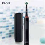 Oral-B ELEKTRIČNA četkica za zube Power Pro 3 3500 Black Cross Action + Travel Case
