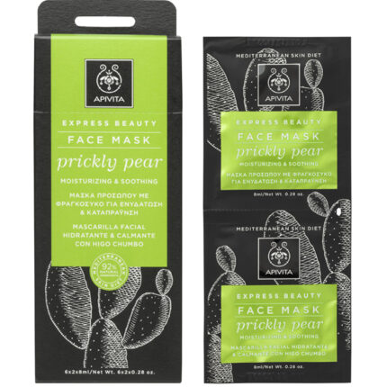 Apivita Maska za Lice - Indijska Smokva 2x8ml a1