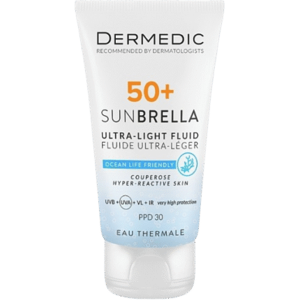 Dermedic Sunbrella SPF50+ Ultra Lagani Fluid za Kuperoznu kožu 40ml
